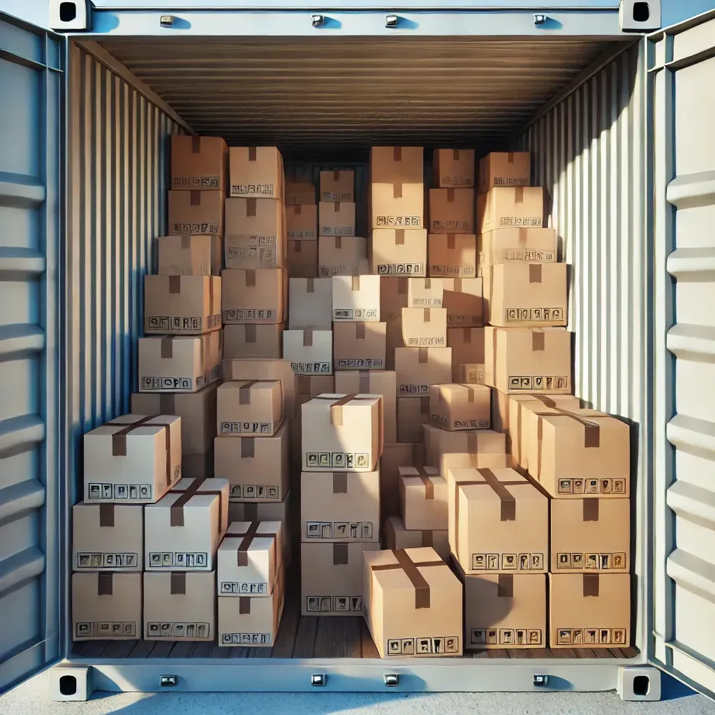 Container opbevaring indvendigt