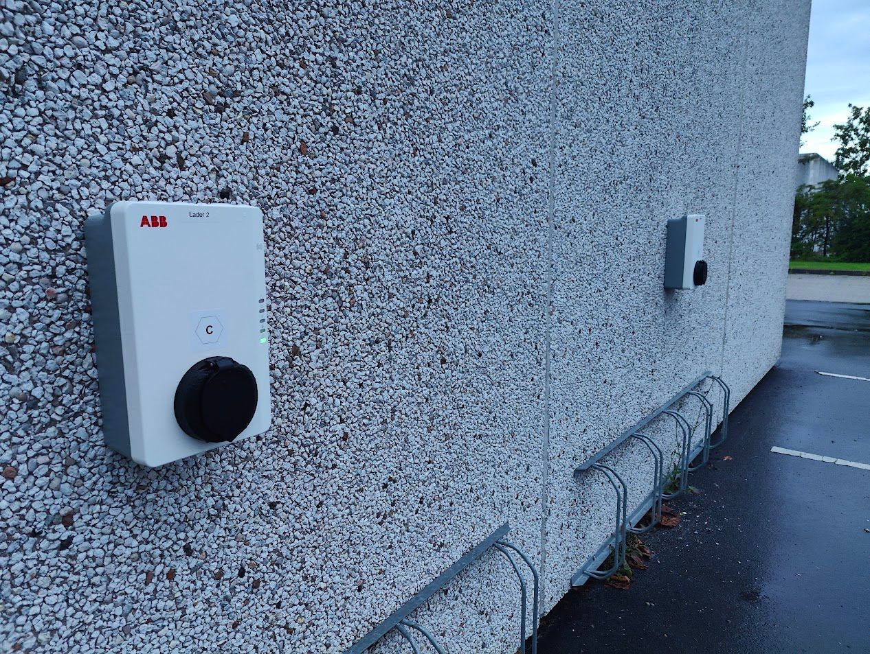 ABB Ladestander ved Egedal Erhvervscenter